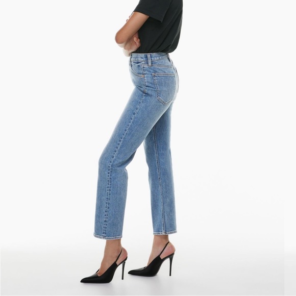 NWT Aritzia Arlo high rise straight jean size 24x28 - Picture 2 of 9